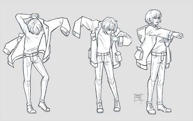 Taking Off Jacket Reference, Jacket Drawing Reference, Sleeve Reference, Jacket Reference, Jacket Drawing, Jacket Art, Group Art, Drawing Quotes, Big Clothes