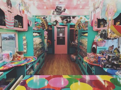 This Is The Most Whimsical Store In Maine And You’ll Absolutely Love It Mobile Candy Truck, Mobile Candy Shop, Candy Food Truck, Whimsical Store, Hallowell Maine, Candy Truck, Unique Candy, British Slang, Easy Slime Recipe