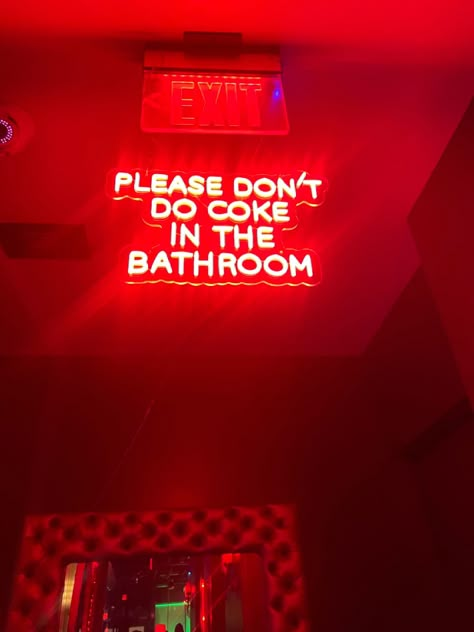 aesthetic club red neon lights Coyote Aesthetic, Nightclub Interior Design, Neon Bathroom, Nightclub Interior, Speakeasy Lounge, Marriage Night, Insta Nails, Nobu Malibu, Event Concept