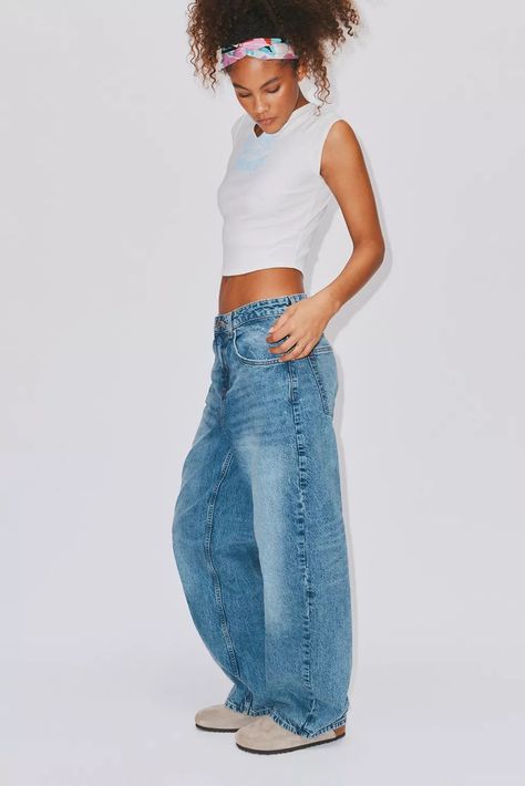 BDG Bella Baggy Jean | Urban Outfitters Baggy Jeans Outfit, Low Rise Baggy Jeans, Slouchy Jeans, Baggy Jean, Bdg Jeans, Loose Fit Jeans, Cute Everyday Outfits, Streetwear Women, Dream Clothes