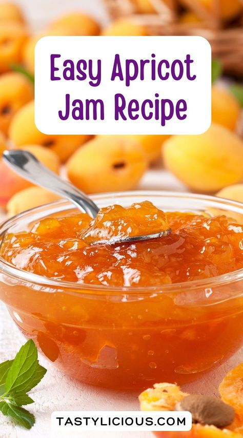 easy apricot jam recipe | apricot jam recipe without pectin | Quick Apricot Jam Recipe | How to make Apricot Jam without Pectin | homemade apricot jam | fall recipes dinner | healthy lunch ideas | dinner ideas | breakfast ideas | easy healthy dinner recipes Homemade Apricot Jam, Recipes Using Apricots, Easy Apricot Recipes, Recipes Using Frozen Apricots, Apricot Compote Recipe, Apricot Recipes Jam, Apricot Jam With Pectin, Apricot Jelly Recipes, What To Make With Apricots