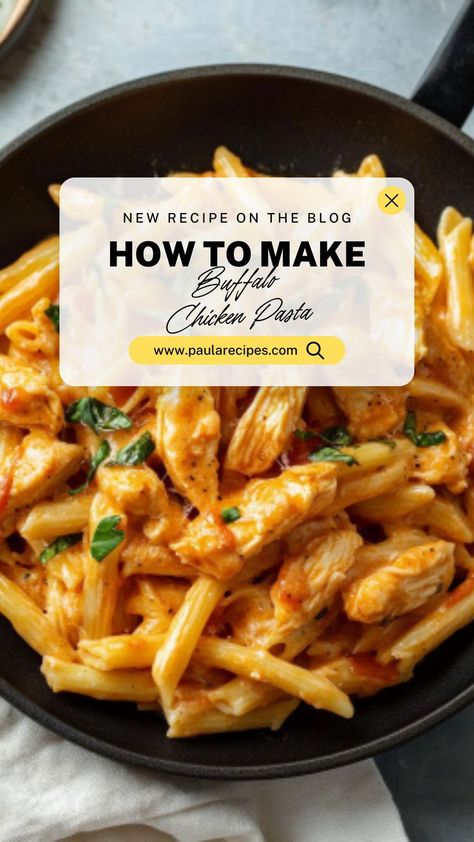 Creamy Buffalo chicken pasta with a kick! This one-pot wonder is the perfect blend of heat and comfort for any night of the week. 🔥🍜 #HeatMeetsComfort #BuffaloChickenMagic #OnePotWonder #PastaLoversDelight #SpicyAndCreamy #EasyPeasyDinner #FamilyDinnerFav #BoldAndTasty #WeeknightSavior #YummyInMinutes Creamy Buffalo Chicken, Cream Cheese Pasta, Buffalo Chicken Pasta, Creamy Pasta Dishes, Buffalo Chicken Wings, Crowd Pleasing Recipes, Creamy Pasta, Ultimate Comfort Food, Weeknight Dinners