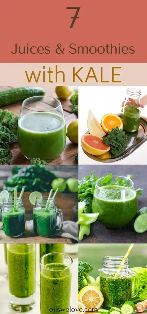 Smoothie Recipes With Kale, Recipes With Kale, Kale Drink, Kale Juice Recipes, Benefits Of Kale, Cold Pressed Juice Recipes, Kale Smoothie Recipes, Fresh Juice Recipes, Smoothie Recipies