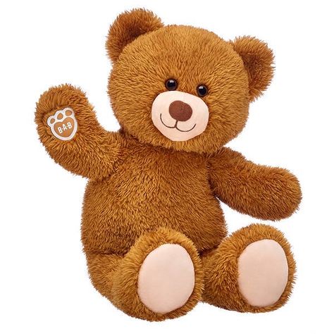 Happy Brown Teddy Bear | Shop Teddy Bears Online Now at Build-A-Bear® English Sheepdog Puppy, Teddy Bear Cartoon, Big Stuffed Animal, Teddy Bear Shop, Personalized Baby Boy Gifts, Big Teddy Bear, Big Teddy, Custom Stuffed Animal, Teddy Bear Cakes