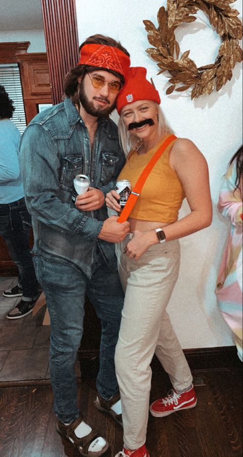 Cheech And Chong Costumes Couples, Cheech And Chong Costumes, 90s Party Costume, Halloween 23, Clever Halloween, Clever Halloween Costumes, Holloween Costume, Cheech And Chong, Cute Couple Halloween Costumes