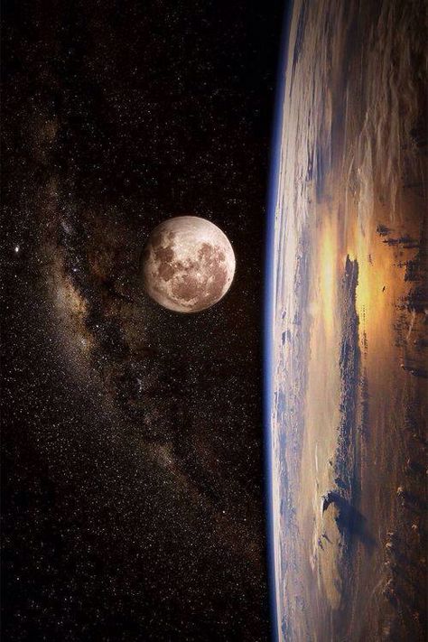 Earth, Moon, Milky Way Space Pictures, Space The Final Frontier, The Final Frontier, Space And Astronomy, Interstellar, Deep Space, The Heavens, Space Exploration, The Cosmos