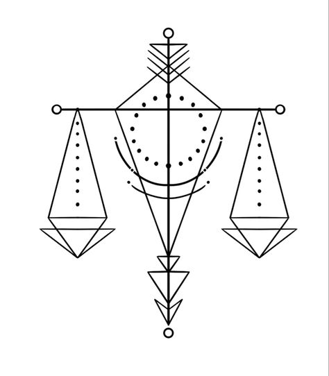 Scales Of Justice Tattoo, Justice Tattoo, Scales Of Justice, Tattoo Stencil, New Tattoo, Tattoo Stencils, Scales, Geometric Tattoo, Tattoo Ideas