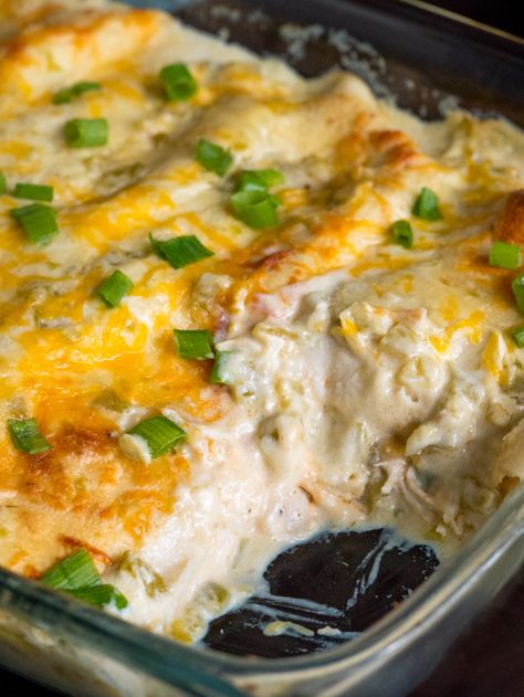 Cream Cheese Chicken Enchiladas | 12 Tomatoes Cream Cheese Enchiladas, Cream Cheese Chicken Enchiladas, Enchilada Recipe, Chicken Enchiladas Easy, Cheese Enchiladas, Cheese Chicken, Chicken Enchilada Recipe, Cream Cheese Chicken, Chicken Enchilada