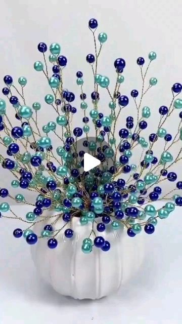 Paper Doily Crafts, Tree Branch Decor, At Home Decor, Doilies Crafts, French Beaded Flowers, Fabric Flower Tutorial, Art Decor Diy, Diy Crafts Paper Flowers, Diy Activities