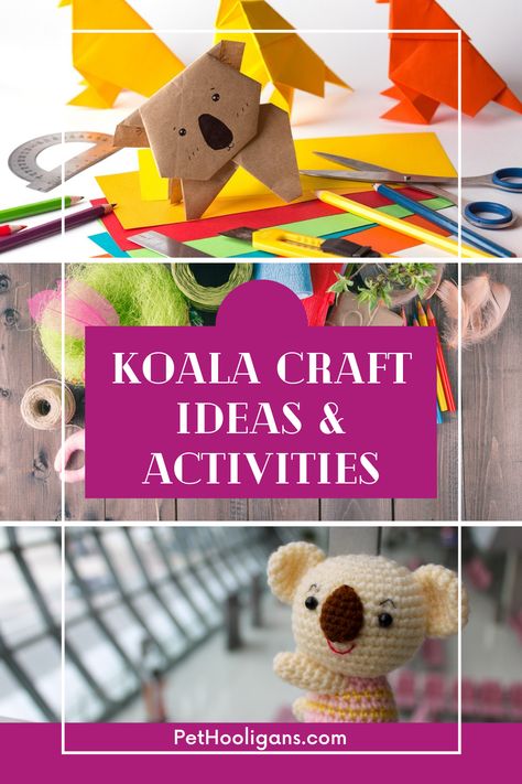 Get ready for some koala-ty fun with our Koala Craft Ideas and Activities! 🐨 Explore a world of creativity with easy-to-make projects for kids and adults. From cuddly paper koalas to educational activities, we have everything you need to celebrate these adorable Aussie animals. #KoalaCrafts #KidsActivities #AnimalCrafts" Koala Craft, Aussie Animals, Animal Activities For Kids, Clay Bear, Handprint Craft, Educational Activities For Kids, Craft Projects For Kids, Unique Crafts, Animal Crafts