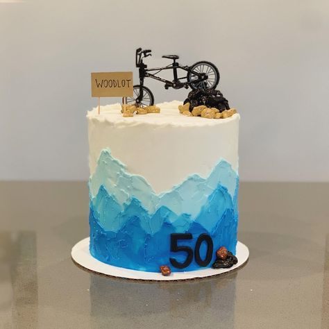 Bike Theme Cake, Biking Cake, Bike Birthday Cake, Camp Cake, Mountain Bike Cake, Cycling Cake, 50 Cake, Bike Cake, Mountain Cake