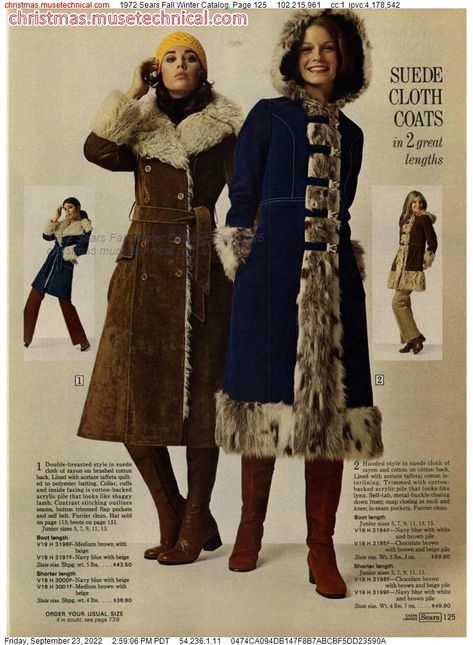 70s Winter Fashion, Vintage Winter Fashion, 1970s Clothing, 60s 70s Fashion, Outfits 70s, 60s And 70s Fashion, 70s Women, Seventies Fashion, Suede Coat