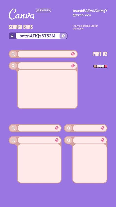 Canva Element Keyword - UI Search Bars & Search Results. Part 02 canvakeywords #elementcreator #simpleelement #canvagraphics Canva Codes, Elements Canva, Keyword Elements Canva, Canva Edit, Canva Tips, Canva Elements Keyword, Canva Element Keyword, Header Design, Canva Element