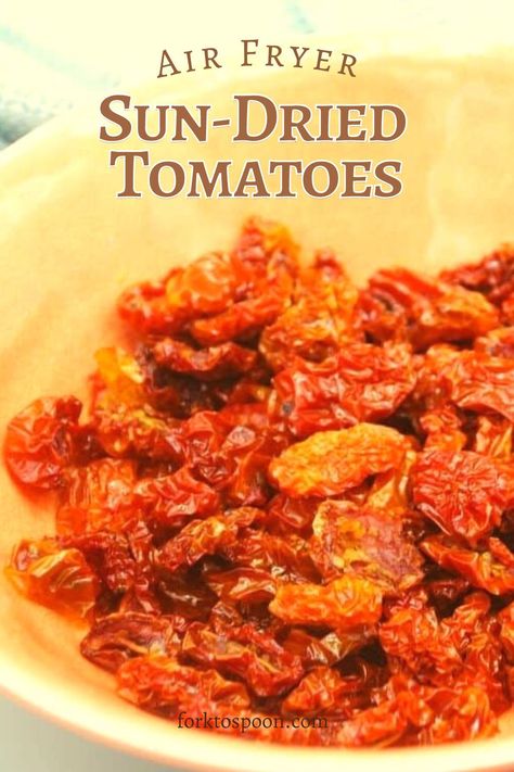 Healthy Recipes Keto, Sundried Tomato Recipes, Make Sun Dried Tomatoes, Pasta With Olives, Oven Dried Tomatoes, Easy Air Fryer Recipes, Cherry Tomato Recipes, Recipes Air Fryer, Air Fryer Oven Recipes