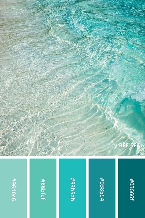 Light Blue Teal Color Palette, Light Aqua Color Palette, Shades Of Turquoise Colour Palettes, Blue Beach Color Palette, Aqua Marine Color Palette, Sea Color Pallette, Blue And Turquoise Color Palette, Color Palette Aqua, Turquoise Blue Color Palette