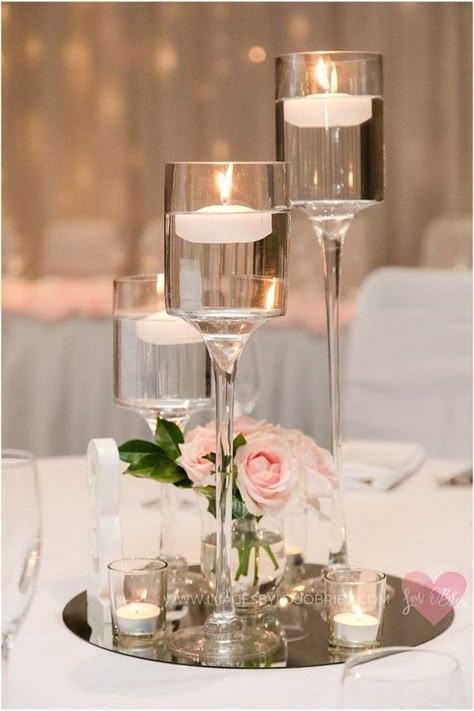 If you're searching for trending wedding ideas on Pinterest or wedding blogs, you must have seen some spectacular floating wedding centerpieces with candles or Floating Candle Centerpieces Wedding, Floating Candles Wedding, Wedding Candles Table, Candles And Flowers, Floating Candle Centerpieces, Wedding Centerpiece Ideas, Candle Wedding Centerpieces, Candles Wedding, Tafel Decor