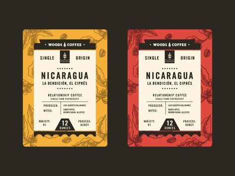 Custom label for a new single origin that hit the shelves this week. 2x Nutrition Facts Design, Coffee Labels, Creative Wine Label, Coffee Bag Design, Typography Packaging, Tea Labels, Tea Packaging Design, Business Web Design, Coffee Label