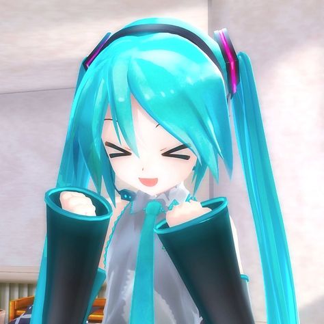 Miku Hatsune Chibi, Miku Hatsune Vocaloid, Miku Chan, Vocaloid Funny, Hatsune Miku, Blue Hair, Cute Icons, Vocaloid, Cute Pictures