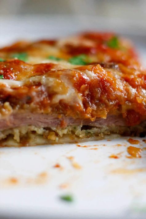 Veal Parmigiana Recipe, Veal Parmesan Recipe, Veal Parmigiana, Veal Parmesan, Parmigiana Recipe, Italian American Food, Veal Cutlet, Seasoned Bread Crumbs, American Dishes