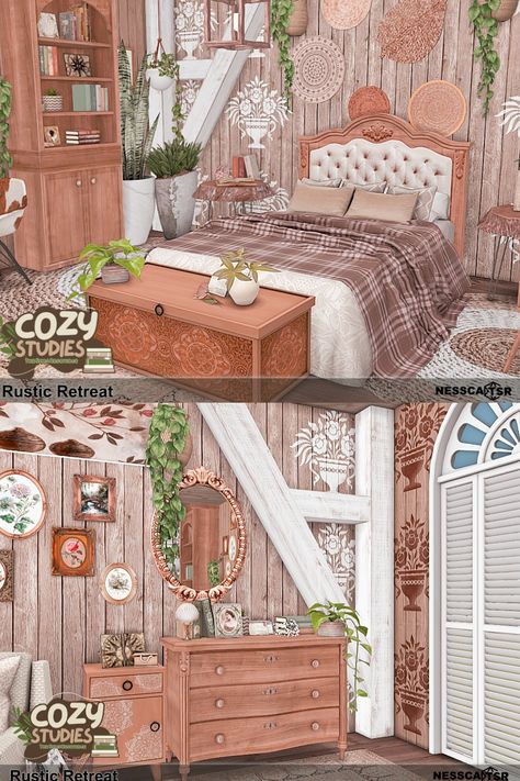 ROOM with CC ▶️✨Have fun!✅BASE GAME + CC from TSR ✌️Click on the post and download✔️ THX❤️ #ts4builds #sims4 #sims4builds #sims4home #sims4builds #sims4buildsideas #ShowUsYourBuilds #thesims4 #Sims4 #sims4game #ts4 #sims4houses #sims4cc #sims4interior #ts4cc #thesims4 #ts4house #simshousedesign #sims4rooms #simsbuilds #simsbuild #sims4cc #ccfinds #s4 #s4cc Sims4 Rustic Cc, Sims 4 Cc Rustic, Sims 4 Cottage Core Cc Furniture, Sims 4 Cottage Living Cc Clothes, Sims 4 Cottage Living Cc, Sims 4 Cc Boho Furniture, Sims 4 Cc Furniture Bedroom, Cottage Living Sims 4 Cc, Cottage Bedroom Sims 4