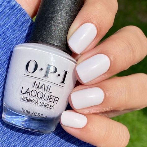 Opi Hue Is The Artist Gel, Light Gray Nails, Lavender Nail Polish, Body Ideas, City Nails, Colorful Nail Art, Lavender Nails, Colorful Nail, Pale Lavender