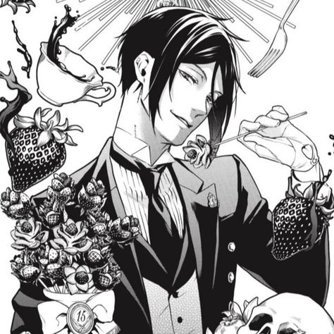 Sebastian Michaelis Icon, Black Butler Sebastian, Black Butler Manga, Black Butler 3, Sebastian Michaelis, Black Butler Anime, Black Butler Kuroshitsuji, Butler Anime, Manga Cute