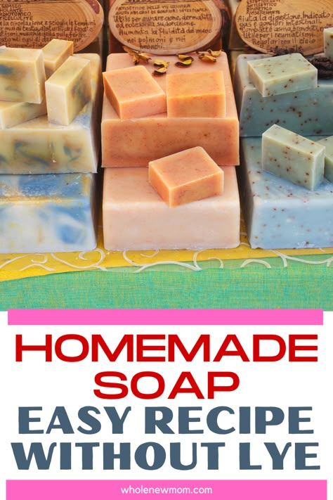 Easy Homemade Soap, Natural Soaps Recipes, Diy Soap Bars, Homemade Soap Bars, Easy Soap Recipes, Diy Soap Recipe, Handmade Soap Recipes, Soap Making Recipes, Soap Recipe