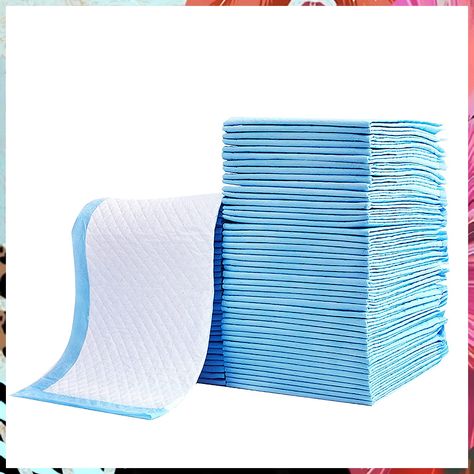 Clearworld 50 Pack Disposable Changing Pad, Waterproof Baby Disposable Underpads, Portable Diaper Changing Mat 3-Layer Leak-P Portable Changing Pad, Diaper Caddy, Waterproof Baby, Baby Changing Pad, Puppy Pads, Diaper Changing Pad, Changing Mat, Changing Pad, Leak Proof