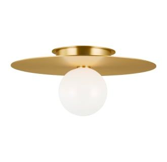 Generation Lighting KF1021BBS Burnished Brass Nodes 18" Wide Semi-Flush Ceiling Fixture Colonial Remodel, Living Room Chandeliers, Flush Light, Dutch Colonial, Generation Lighting, Burnished Brass, Glass Globes, Hanging Fixture, Kelly Wearstler