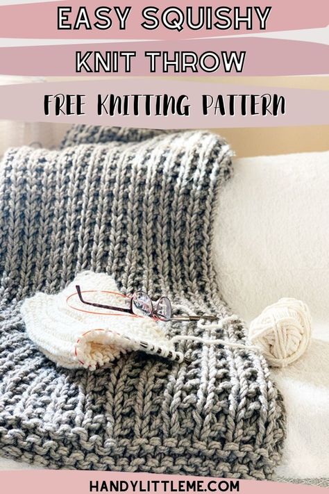 Knit Afghan Patterns Free, Knit Blanket Patterns, Knitted Blanket Patterns, Make Your Own Blanket, Chunky Blanket Pattern, Knit Throw Blanket Pattern, Chunky Knit Blanket Pattern, Easy Knit Blanket, Easy Blanket Knitting Patterns