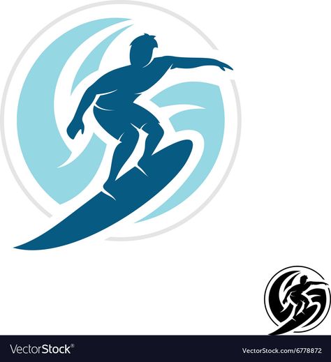 Surf Logo Design Ideas, Surf Logo Design, Surfing Logo, Surfer Silhouette, Surf Prints, Front Yard Flowers, Man Silhouette, Surf Room, Tennis Art