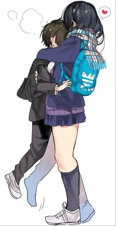 Tall Boy Short Girl, Taller Girlfriend, Tall Girl Short Guy, Tamako Love Story, Yandere Girl, Bakugou Manga, Tall Boys, Tall Girl, Cute Anime Pics