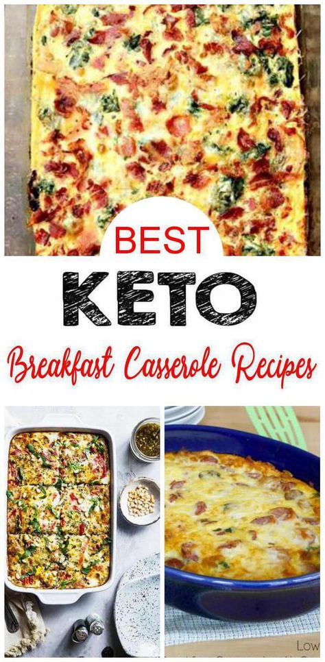 Yummy Keto breakfast casserole recipes. Low Carb breakfast casserole ideas that will please any crowd. Great for breakfast, brunch, appetizers, side dish and dinner - Christmas breakfast, New Years, game day, Super Bowl and more. Tasty dishes and keto meals that are delicious!  Keto breakfast casserole and more :) Egg breakfast casserole recipes for ketogenic diet - keto food! Best Keto breakfast casserole ideas and keto recipe! Egg Breakfast Casserole Recipes, Casserole Recipes Low Carb, Keto Breakfast Casserole Recipes, Breakfast Casserole Ideas, Breakfast Egg Casserole Recipes, Keto Breakfast Casserole, Egg Breakfast Casserole, Casserole Ideas, Breakfast Casserole Recipes