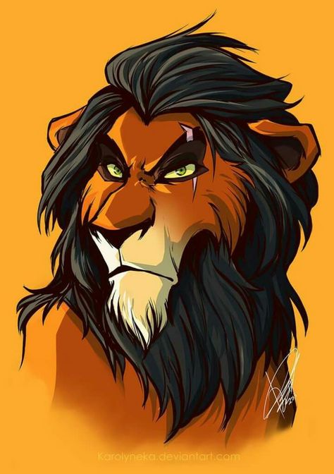 Scar❤♌ Lion King Scar Fanart, Scar Lion King Fanart, Scar Rey Leon, Scar Fanart, Lion King Characters, King Scar, Scar Lion King, Scar Face, Pictures Of Crystals