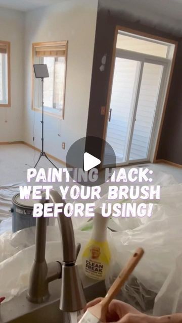 Ryan Cunningham on Instagram: "Paintbrush hack: How to make cleaning easier! 🤩🤩 #paintbrush #paintinghacks #paintingtips #diypaintingtips #painter #kitchencabinets #paintingkitchencabinets #diyprojectideas #painting" Painting A Room, Painting Hacks, Cleaning Paint Brushes, Diy Staining, Brush Painting, Family Handyman, Cabin Style, Painting Kitchen Cabinets, Refurbished Furniture