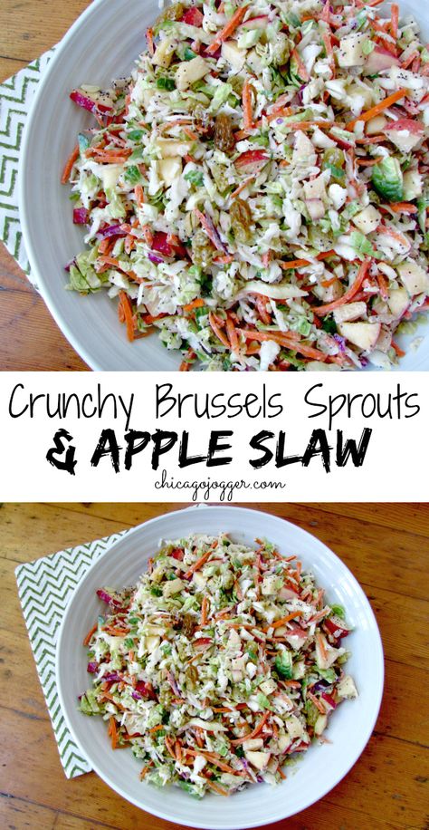 Healthy Brussel Sprout Recipes, Brussel Sprouts Appetizer, Brussel Sprout Slaw, Brussel Sprouts Recipes Easy, Shredded Brussels Sprouts, Refreshing Salads, Brussel Sprout Recipes Roasted, Roasted Sprouts, Super Salads