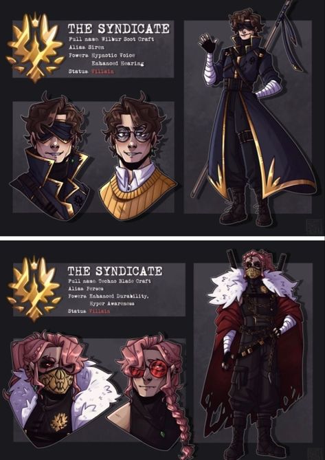 Villian Tommyinit, Tommyinnits Clinic For Supervillains Art, Super Villain Character Design, Twins Duo, Wilbur Soot Fanart, The Syndicate, Sleepy Bois, Bad Choices, Minecraft Funny