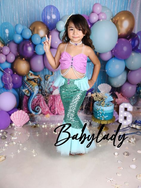 Mermaid Island, Birthday Costume, Girls Costumes, Ariel Mermaid, Outfit Birthday, Theme Dress, Princess Costume, Mermaid Birthday, Mermaid Dress