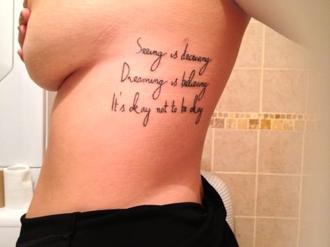 Jessie J "who you are" lyrics tattoo Okay Tattoo, Gym Necessities, J Tattoo, Rib Tattoos For Women, Lyrics Tattoo, Wrist Tattoos For Guys, Jessie J, Be Okay, It's Okay