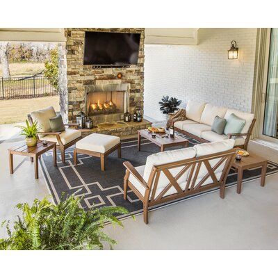 Hampton Bay Patio Set, Wood Patio Furniture Ideas, Poly Wood Furniture Outdoor, Polywood Outdoor Furniture, Plastic Patio Furniture, Comfortable Outdoor Furniture, Deep Seated Sofa, Sunroom Furniture, Luxury Outdoor Furniture