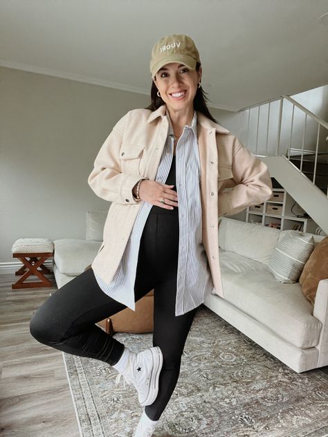 Non-maternity, bump friendly, fall maternity, maternity jumpsuit, maternity outfit inspo Style Maternity Jeans, Maternity Fashion Fall 2024, Chic Fall Pregnancy Outfits, Maternity Sweatshirt Outfit, Thanksgiving Bump Outfit, Bumpsuit Pregnant Outfit, Maternity Jumpsuit Outfit Winter, Maternity Button Up Shirt Outfit, Pregnancy Bodysuit Outfit