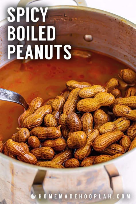 Spicy Boiled Peanuts Recipe Crockpot, Spicy Peanuts Recipe, Cajun Boiled Peanuts, School Core, Recipes By Ingredients, Boiled Peanuts, Peanut Recipes, Food Experience, Spicy Peanuts