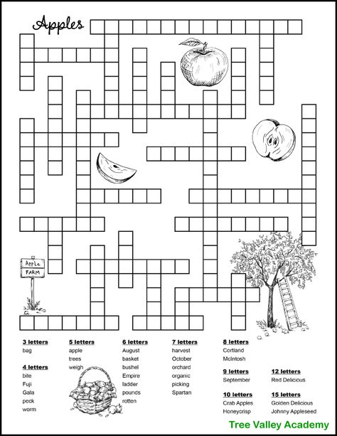 Fill In Puzzles Free Printable, Ladybird Activities, Fall Crossword, 6th Grade Spelling Words, Kids Crossword Puzzles, Free Printable Crossword Puzzles, Fill In Puzzles, Word Puzzles For Kids, Puzzles Printable