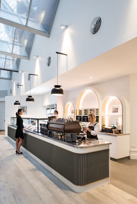 Arch Wall Cafe, Lobby Cafe Design, Hotel Cafe Design, Contemporary Cafe Design, Cafe Counter Design, Modern Cafe Design, Lobby Cafe, Contemporary Cafe, Bakery Shop Design