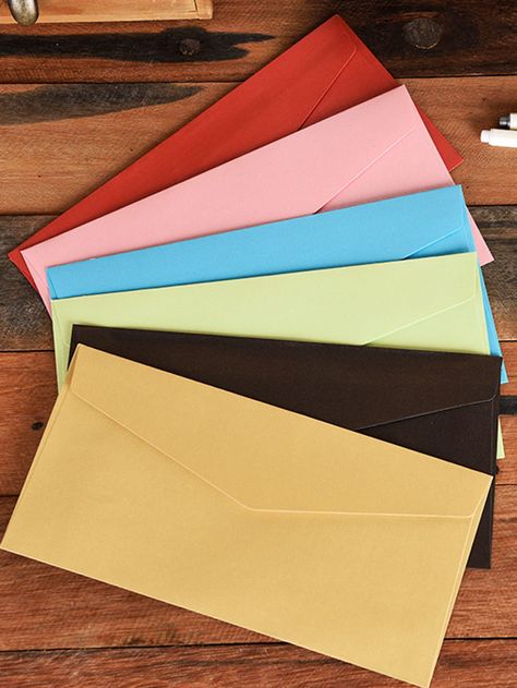 Multicolor    Paper Plain Envelope    Sticky Notes Colorful Envelopes, Paper Plain, Diy Yarn, Diy Yarn Crafts, Yarn Diy, Yarn Crafts, Sticky Notes, Card Holder, Naruto