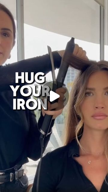 laura mac on Instagram: "hair tip by @lauramac.hair ♥️
hug your hair around the iron to prevent getting the notorious clamp crease mark on your hair. 

#hair #hairtip #hairtutorial #howtocurl #howtowave #ghd #ghdiron #ghdhair #curls #waves #salon #hairsalon #miami #southflorida #blowout #wave #beachwave #ghd #ghdhair" Ghd Hair, World Hair, Hug You, Beach Waves, South Florida, Hair Hacks, Hair Tutorial, Hair Salon, Hair Hair