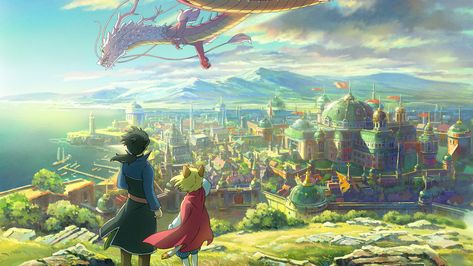 Ni no Kuni 2: Revenant Kingdom Prince’s Edition has been rated for Switch by the ESRB! #NinoKuni2RevenantKingdomPrincesEdition Nino Kuni, Gaming Nintendo, Ni No Kuni, Joe Hisaishi, Positive Environment, Witch Spells, Background Animation, Game 2d, Desktop Wallpapers Hd