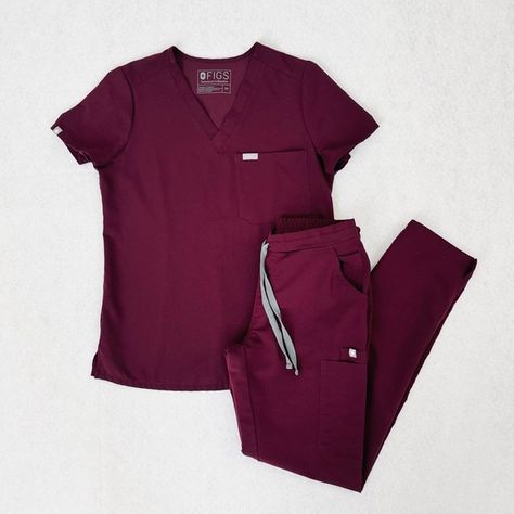 Figs Technical Collection Scrub Set Womens XS Red Burgundy Nurse Medical Dental Red Scrubs Outfit, Burgundy Scrubs, Red Scrubs, Scrubs Outfit, Scrub Life, Medical Dental, Figs Scrubs, Cute Nurse, Scrubs Nursing