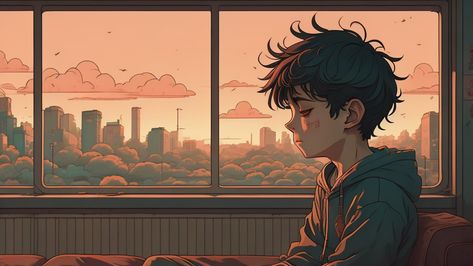 Lofi anime 16:9 Backgrounds, Thumbnails For Youtube, Portrait Cartoon, Love Animation Wallpaper, Cartoon Character Pictures, Anime Cover Photo, Doodle On Photo, Dslr Background Images, Lo Fi