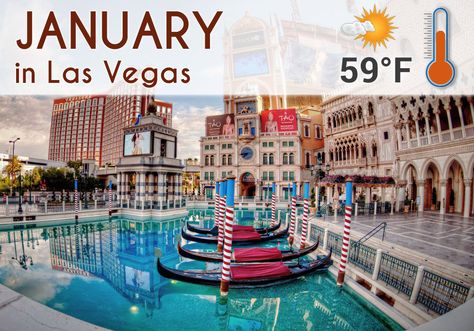 Las Vegas in January [Weather, Events, What to Wear, Tips] Las Vegas In January, Vegas In January, Hoover Dam Tour, January Weather, January Outfits, Mirage Hotel, 3 Days Trip, Hot Air Balloon Festival, Visit Las Vegas